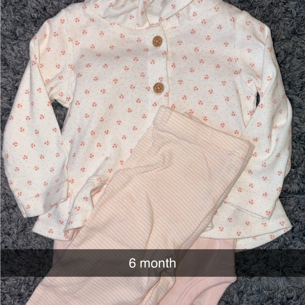 Floral Baby Outfit Set